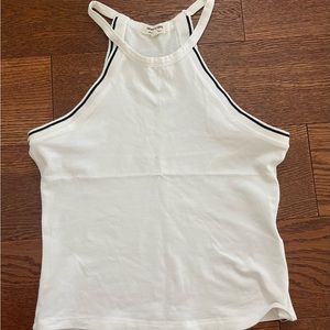 White halter top